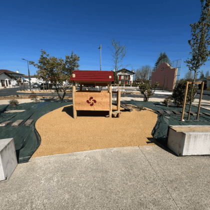Sol EPDM Beige et rouge